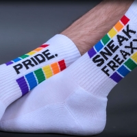 SNEAKFREAXX - Socken I PRIDE-Edition I weiß I...