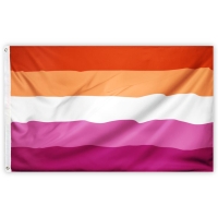 PRIDE-Flagge I Lesbisch I 90 x 150-cm