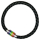 PRIDE - Armband mit Magnetverschluss I Regenbogenfarben I schwarz