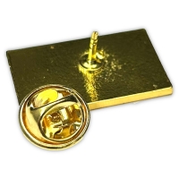 PRIDE - Premium Pin I Progress-Intersex-Regenbogen-Flagge I gold