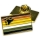 PRIDE - Premium Pin I Bären-Flagge I gold