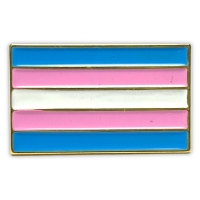 PRIDE - Premium Pin I Transsexuell-Flagge I gold