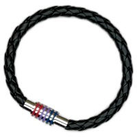 PRIDE - Armband mit Magnetverschluss I Bisexuell I schwarz