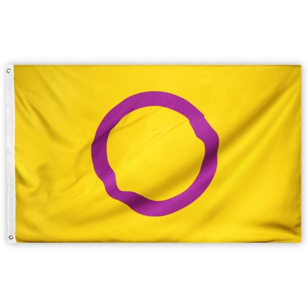 PRIDE-Flagge I Intersexuell I 90 x 150-cm