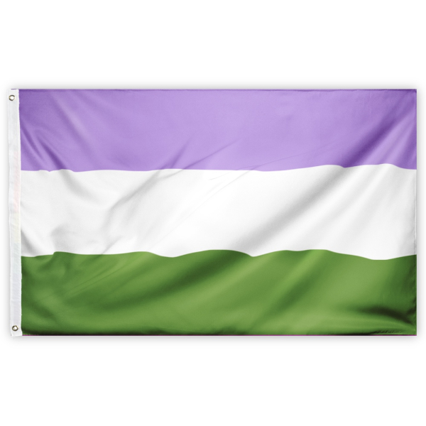 Genderqueer Pride-Flagge I 90 x 150-cm