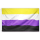 Non-Binär Pride-Flagge I 90 x 150-cm