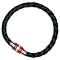 PRIDE - Armband mit Magnetverschluss I Lesbisch I schwarz