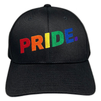PRIDE - Flexfit-Cap I Big-PRIDE in Regenbogenfarben I...